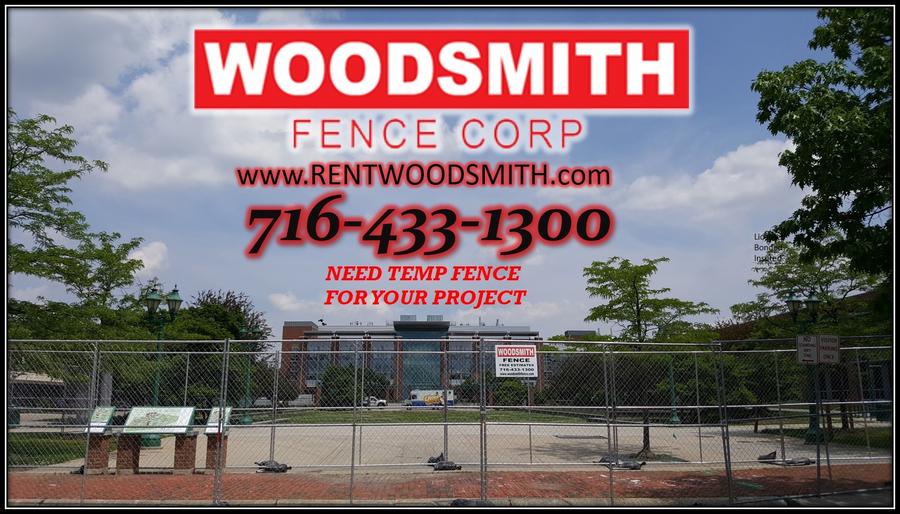 TEMP PANELS FOR JOB SITES WOODSMITHFENCE.COM RENT FENCE TEMPORARY FENCE PANELS CONSTRUCTION SPECIAL EVENTS WINDSCREEN BUFFALO DEMOLITION  BARRICADES CROWED CONTROL WESTERN NEW  fence YORK FENCE COMPANY  .jpg