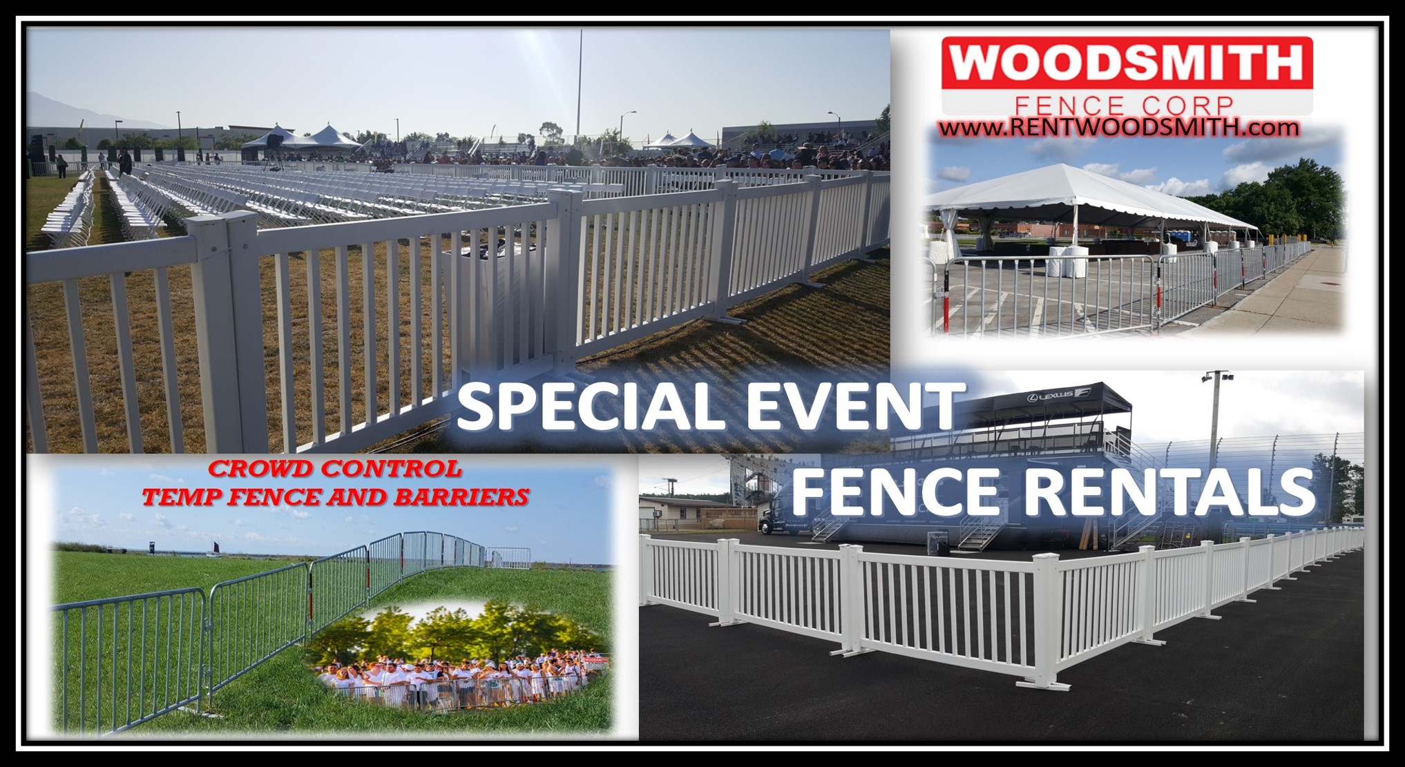 crowd control fence