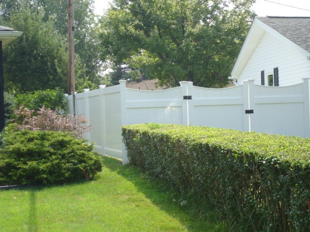 White fence