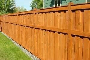 wooden residential fence